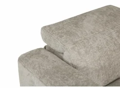 Hoeksalon Crow 334x301cm - stof - turtledove met 3 relaxen