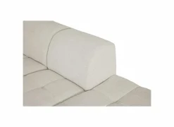 Hoeksalon Daegu 334x238cm - stof - ecru