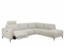 Hoeksalon Dante 274x226cm - stof - beige