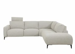 Hoeksalon Dante 274x226cm - stof - beige