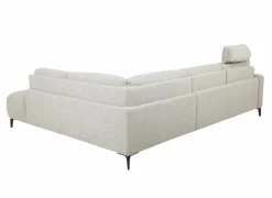 Hoeksalon Dante 274x226cm - stof - beige