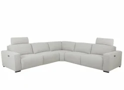 Hoeksalon Delta 300x300cm - stof - grijs met relax
