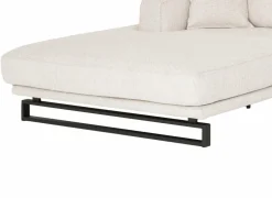 Hoeksalon Divan 393x197cm - stof - lichtbeige