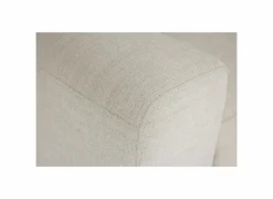 Hoeksalon Down 330x370cm - stof - crème met relax & opbergruimte