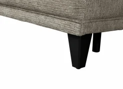 Hoeksalon Dragor 296x179cm - stof - grijs met bedfunctie