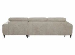 Hoeksalon Dragor 296x179cm - stof - grijs