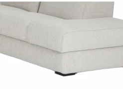 Hoeksalon Dreamer 305x260cm - stof - wit met relax