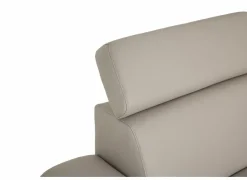 Hoeksalon Durham 304x230cm - stof - lichtgrijs met relax