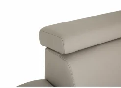 Hoeksalon Durham 304x230cm - stof - lichtgrijs met relax