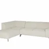 Hoeksalon Eddy 267x206cm - stof - ecru