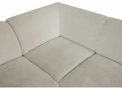 Hoeksalon Eddy 267x206cm - stof - ecru