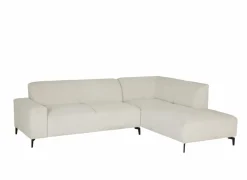 Hoeksalon Eddy 267x206cm - stof - ecru