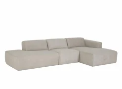 Hoeksalon Enjoy 307x161cm - stof - beige