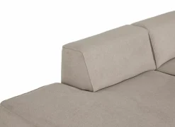 Hoeksalon Enjoy 307x161cm - stof - beige