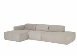 Hoeksalon Enjoy 307x161cm - stof - beige
