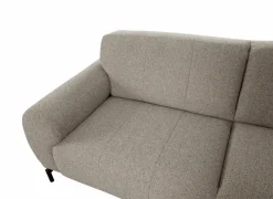 Hoeksalon Eron 331x182cm - stof - taupe