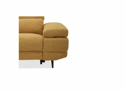 Hoeksalon Exeter 299x240cm - stof - chacha geel met relax