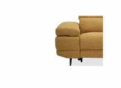 Hoeksalon Exeter 299x240cm - stof - chacha geel met relax