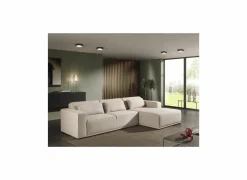 Hoeksalon Ezra 325x178cm - stof - greige