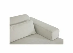 Hoeksalon Ezra 325x178cm - stof - greige