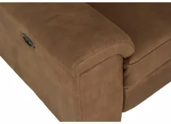 Hoeksalon Fall 271x213cm - stof -  cognac met relax