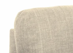 Hoeksalon Flemingsburg 226x165cm - stof - beige met bedfunctie en opbergruimte