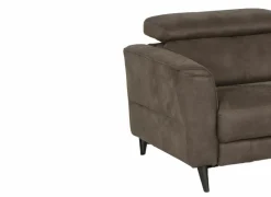 Hoeksalon Flow 287x238cm - stof - grijs