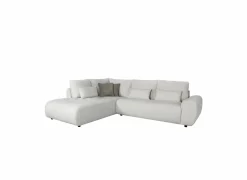 Hoeksalon Garama 281x229cm - polyester - beige