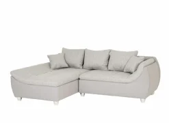 Hoeksalon Genua 250x179cm - stof - grijs