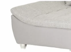 Hoeksalon Genua 250x179cm - stof - grijs