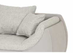 Hoeksalon Genua 250x179cm - stof - grijs