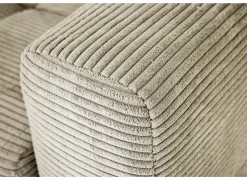 Hoeksalon Heidelberg 228x199cm - stof - lichtgrijs met bedfunctie & relax & opbergruimte