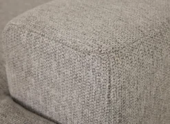 Hoeksalon Ibero 374x283cm - stof - grijs