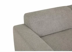 Hoeksalon Ibero  374x283cm - stof - grijs