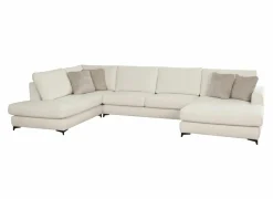 Hoeksalon Izmir 378x230cm - stof - greige