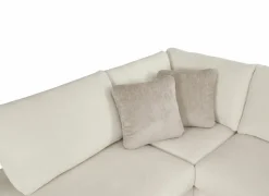 Hoeksalon Izmir 378x230cm - stof - greige