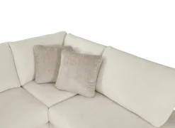 Hoeksalon Izmir 378x230cm - stof - greige