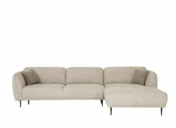 Hoeksalon Kelmis 323x178cm - stof - beige