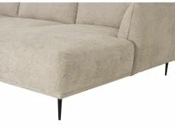 Hoeksalon Kelmis 323x178cm - stof - beige