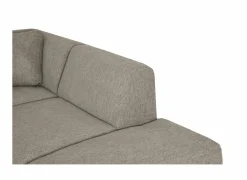 Hoeksalon Kent 390x230cm - stof - grijs