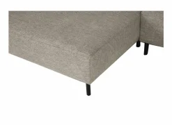 Hoeksalon Kent 390x230cm - stof - grijs