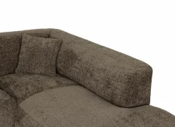 Hoeksalon Konstantinopol 398x217cm - stof - taupe