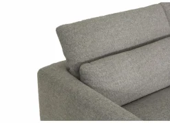 Hoeksalon Lexus 327x189cm - stof - grijs met relax