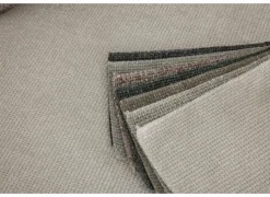 Hoeksalon Liva 325x161cm - stof - wit