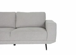 Hoeksalon Maltese  276x215cm - stof - lichtgrijs