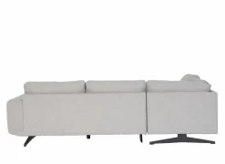 Hoeksalon Maltese  276x215cm - stof - lichtgrijs