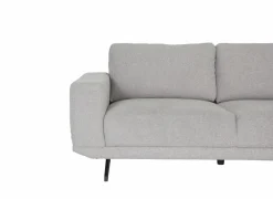 Hoeksalon Maltese 276x215cm - stof - lichtgrijs