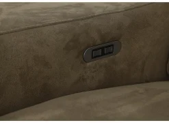 Hoeksalon Mana 272x174cm - stof - cognac met relax