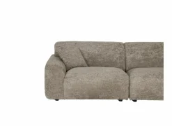 Hoeksalon Massa 354x168cm - stof - taupe