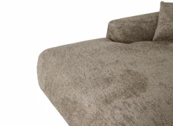 Hoeksalon Massa 354x168cm - stof - taupe
